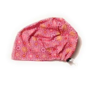 Slouchy, European Style,Surgical Scrub Cap , Pink